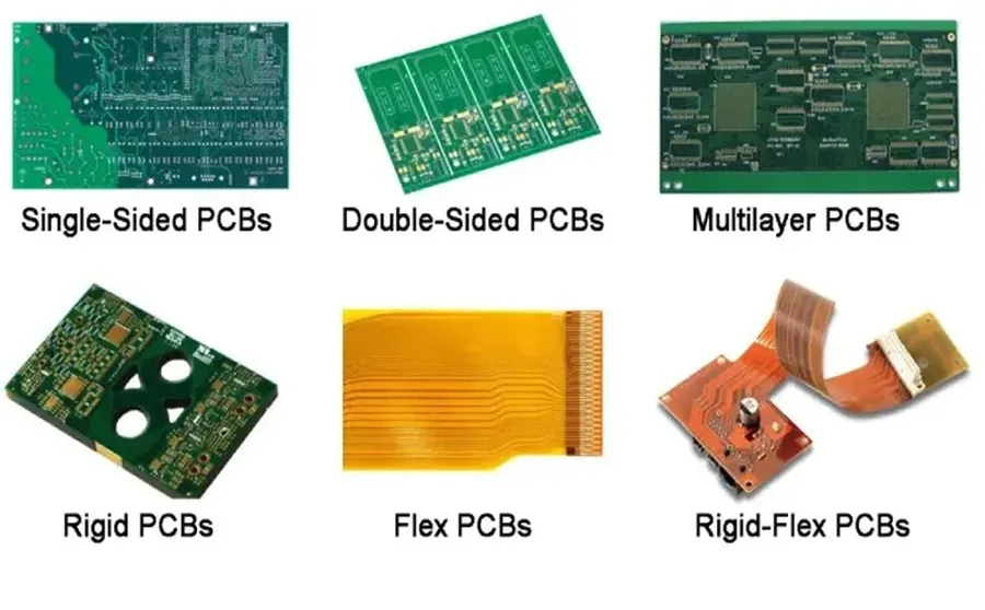 A collection of diverse printed circuit boards.