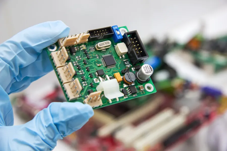 Various printed circuit boards.