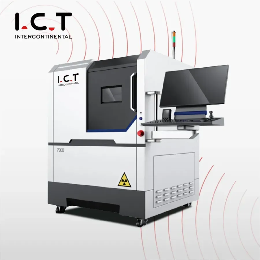 A photo of equipment used for inspecting PCB quality.
