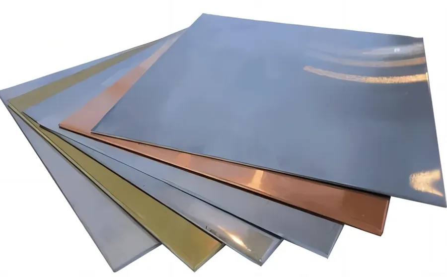 A variety of materials used in manufacturing PCBs.