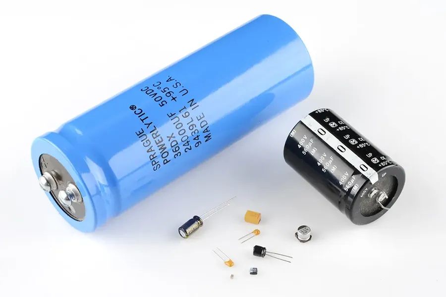 A large power capacitor unit.