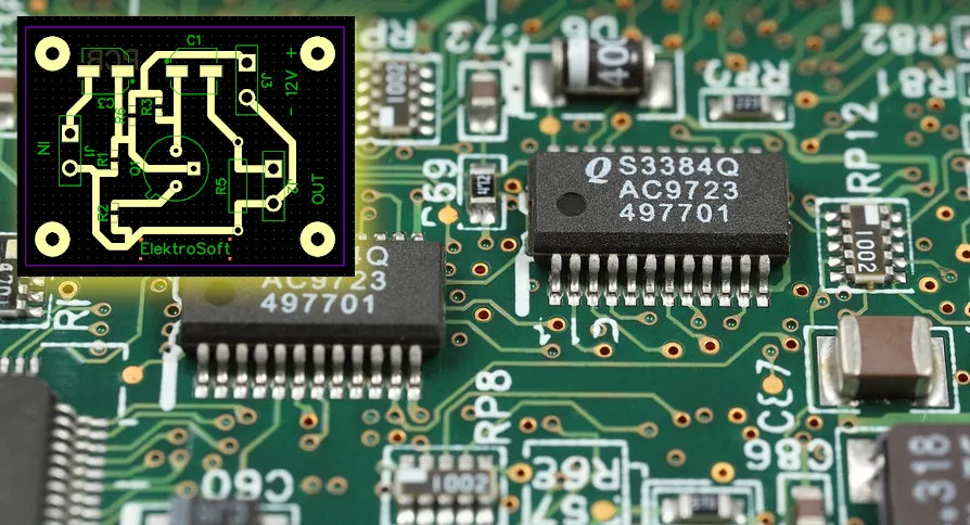 A computer screen displaying Gerber files for a PCB design.