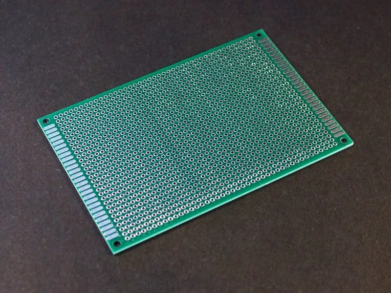 A photo of several PCB prototype boards.
