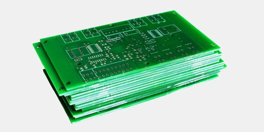 A collection of electronic devices containing bare PCBs.