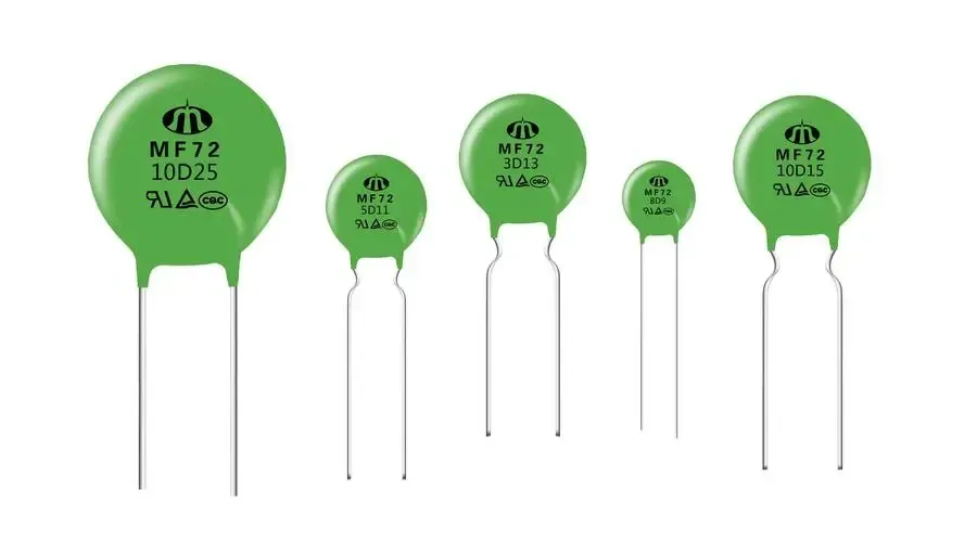 Different types of thermistor packages.