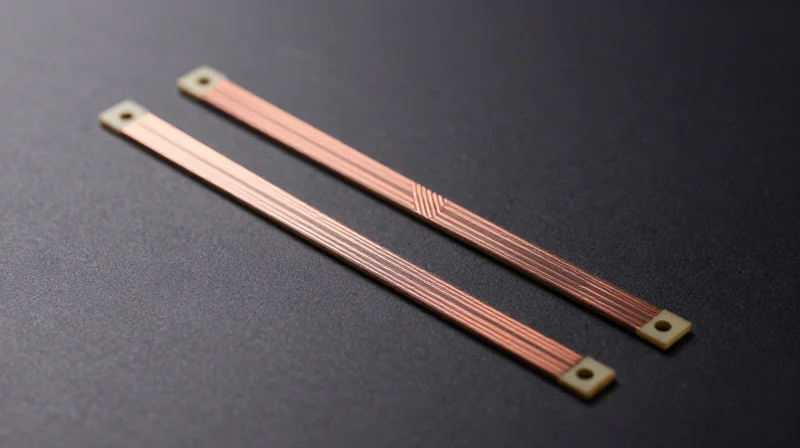 Side-by-side comparison of different copper thicknesses on flex circuits