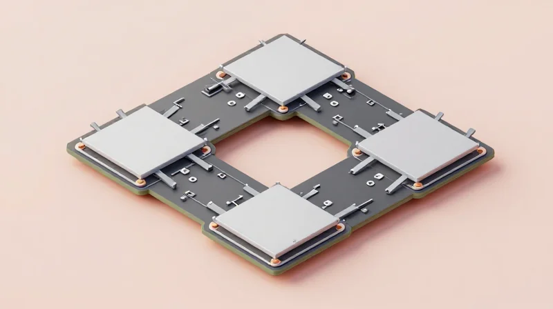 Flexible PCB with reinforced stiffener areas under SMT components