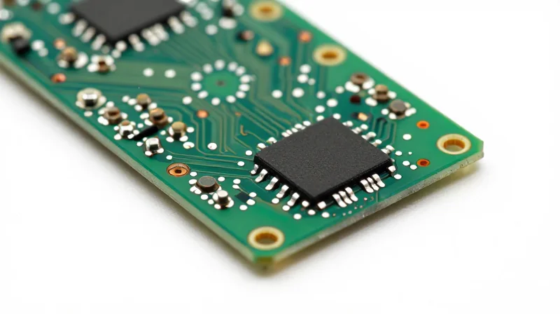 Validation, Testing, and Quality Standards High resolution close-up of a precision soldered PCB showing structural integrity