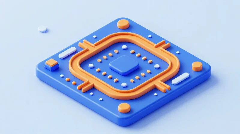 Isometric view of PCB design showing thermal isolation zones