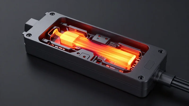 Thermal stress visualization in e-bike motor components