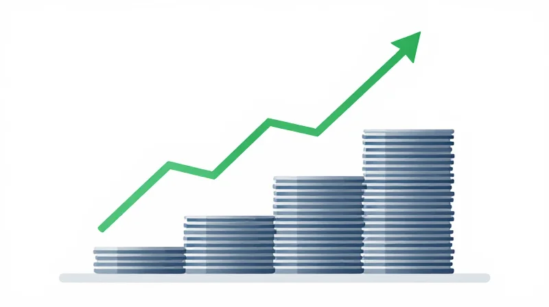 Calculating TCO: Initial Investment vs. Lifetime Savings Conceptual image of growth and long-term saving related to hardware engineering