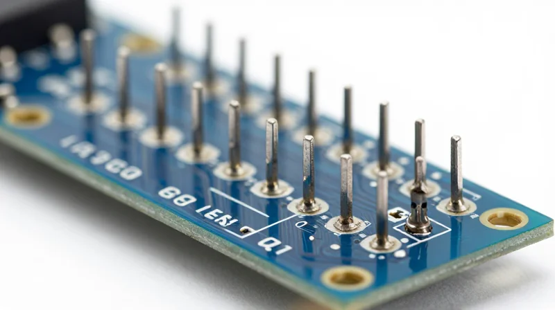 The Evolution of Traditional Pin-Header Interfaces Standard pin-header components mounted on a circuit board