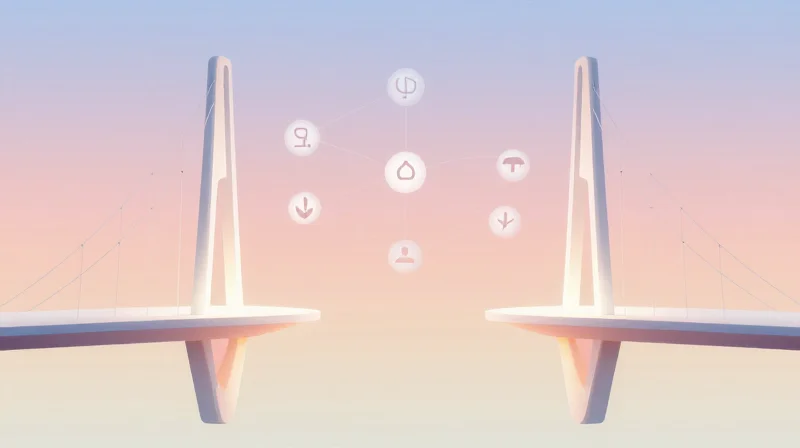 Choosing the Right Interface for Your Application Abstract conceptual image depicting the decision between two technology paths