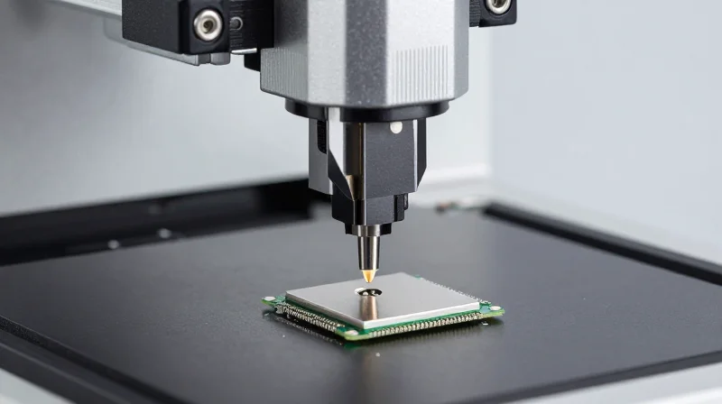 High-precision pick-and-place machine placing BGA components on a circuit board