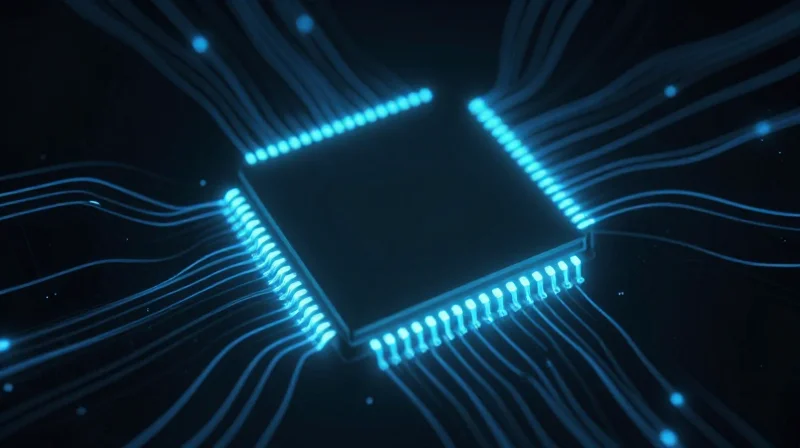 A conceptual X-ray view of hidden BGA solder joints