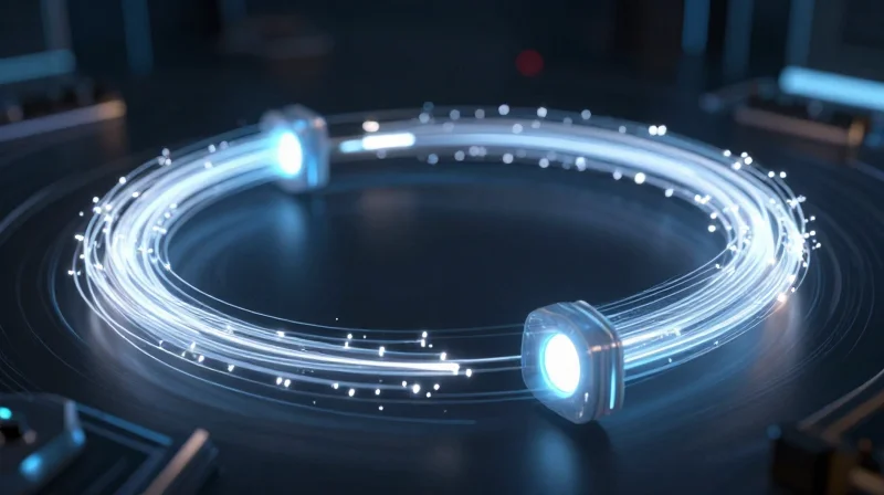 The Strategic Importance of Speed in Hardware Prototyping Abstract representation of rapid product development flow with light trails and high-speed motion.