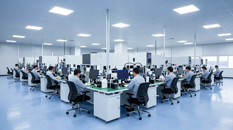 Technical Infrastructure and Manufacturing Capabilities A clean, high-tech manufacturing facility for electronic assemblies