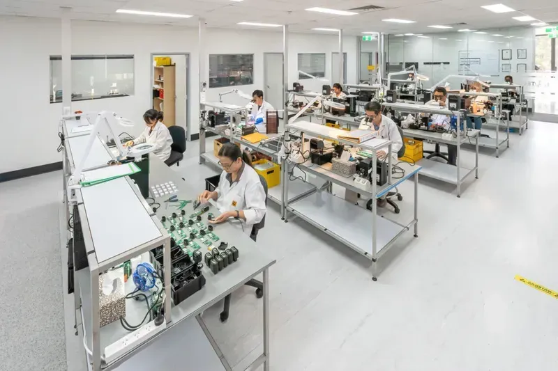 A workshop for PCB manufacturing