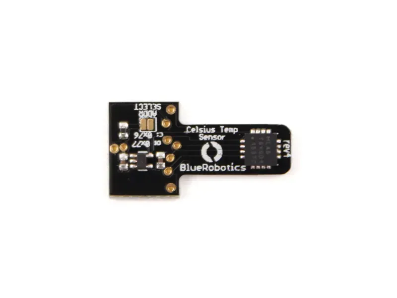 An integrated temperature sensor on a PCB