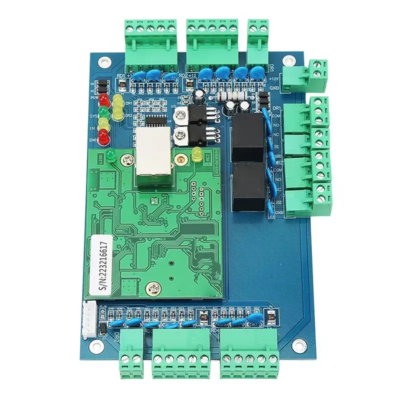 A PCB board designed for an access control system
