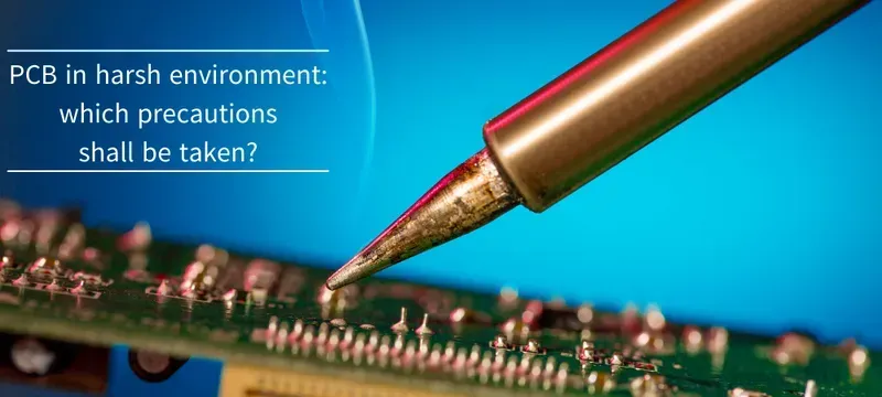 A PCB board operating in a high-temperature and high-humidity environment