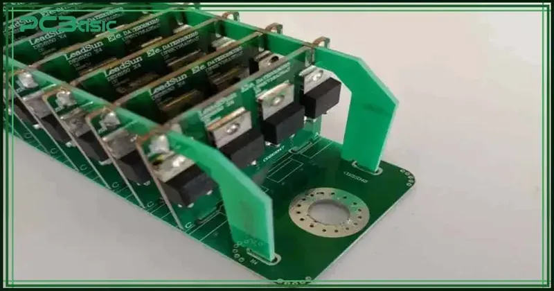 Assembled high voltage PCB